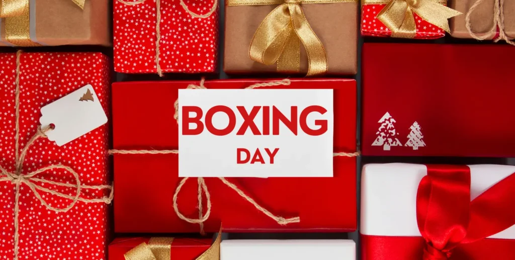 Gift boxes for Boxing Day