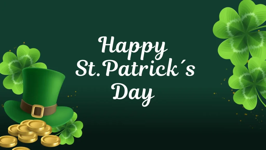 St. Patrick’s Day festival atmosphere with green-themed visuals